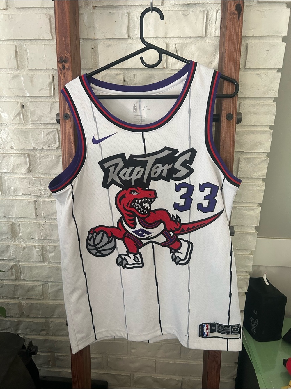 Nike Toronto Raptors Marc Gasol Retro HWC Swingman Jersey Large L 48